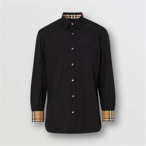 burberry cotton poplin shirt